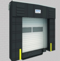 DCS600 Soft Sided Foam Dock Shelter System 22oz vinyl