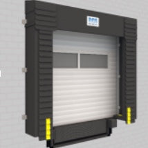 DCS700 L-Pad Style Full Access Dock Seal system  22oz base with No Flaps